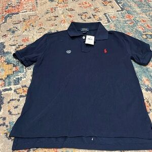 New w/tags Boys Size M (10-12) Navy Polo